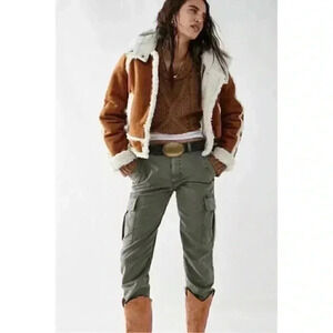 Free People Exchange Shearling Coat